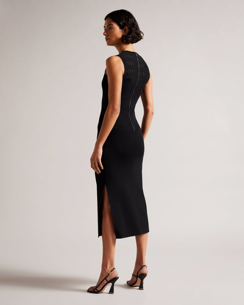 POLYAN-Dresses-Stitch Detailed Bodycon Dress- Ted Baker Romania